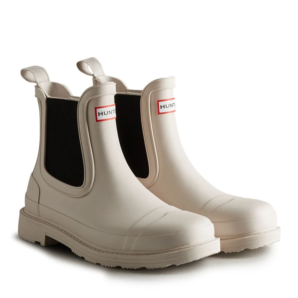 Hunter Women's Commando Chelsea Boots In Cast Pale Grey 4 Hunter Women's Commando Chelsea Boots In Cast Pale Grey - Image 2