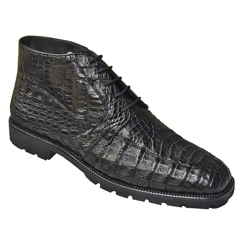 Los Altos Black All-Over Genuine Crocodile Chukka Ankle Boots ZA2068205 3 Los Altos Black All-Over Genuine Crocodile Chukka Ankle Boots ZA2068205