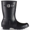 Hunter Women's Original Short Rain Boots In Black 1 Hunter Women's Original Short Rain Boots In Black -Shoe Style Shop 1 9 19 hunter original short wellington boots black 2 1100x