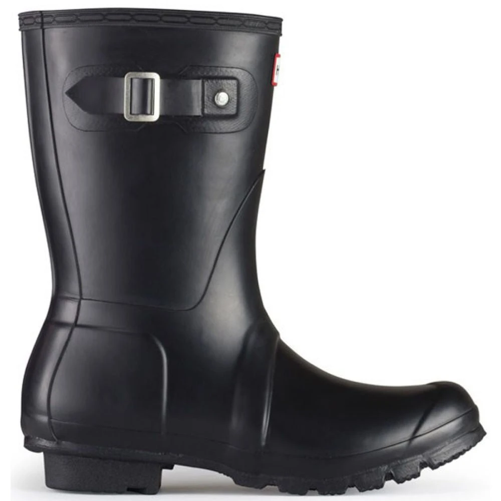Hunter Women's Original Short Rain Boots In Black 3 Hunter Women's Original Short Rain Boots In Black