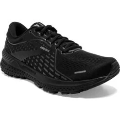 Brooks Adrenaline GTS 21 W - Black/Black/Ebony -Shoe Style Shop Brooks Adrenaline GTS 21 W Black Black Ebony 2