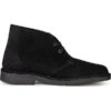 Clarks Desert Boot - Black Suede -Shoe Style Shop Clarks Desert Boot Black Suede