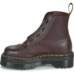 Dr. Martens Sinclair W - Burgundy Milled Nappa 9 Dr. Martens Sinclair W - Burgundy Milled Nappa -Shoe Style Shop Dr. Martens Sinclair W Burgundy Milled Nappa 3