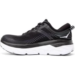 Hoka One One Bondi 7 W - Black/White -Shoe Style Shop Hoka One One Bondi 7 W Black White 3