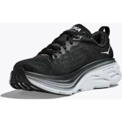Hoka One One Bondi 8 M - Black/White -Shoe Style Shop Hoka One One Bondi 8 M Black White 1
