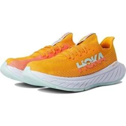 Hoka One One Carbon X 3 M - Radiant Yellow/Camellia -Shoe Style Shop Hoka One One Carbon X 3 M Radiant Yellow Camellia 2