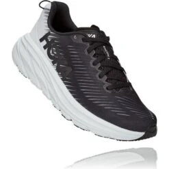 Shoe Style Shop -Shoe Style Shop Hoka One One Rincon 3 Wide W Black White 1