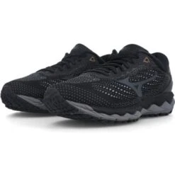 Mizuno Wave Sky 3 M - Black -Shoe Style Shop Mizuno Wave Sky 3 M Black 2