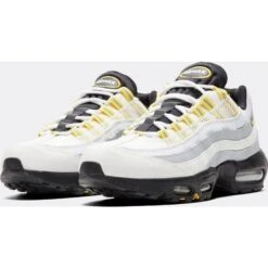 Nike Air Max 95 Essential M - White/Tour Yellow/Black/Wolf Grey -Shoe Style Shop Nike Air Max 95 Essential M White Tour Yellow Black Wolf Grey 1