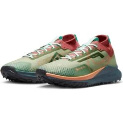 Nike Pegasus Trail 4 GTX M - Alligator/Orange Trance/Mint Foam -Shoe Style Shop Nike Pegasus Trail 4 GTX M Alligator Orange Trance Mint Foam 1