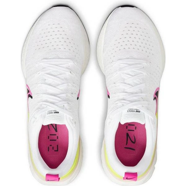 Nike React Infinity Run Flyknit 2 M - White/Sail/Pink Blast/Black 6 Nike React Infinity Run Flyknit 2 M - White/Sail/Pink Blast/Black - Image 4