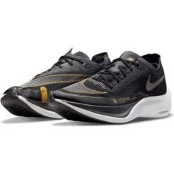 Nike ZoomX Vaporfly Next% 2 M - Black/Metallic Gold Coin/White -Shoe Style Shop Nike ZoomX Vaporfly Next 2 M Black Metallic Gold Coin White 1