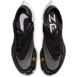 Nike ZoomX Vaporfly Next% 2 M - Black/Metallic Gold Coin/White -Shoe Style Shop Nike ZoomX Vaporfly Next 2 M Black Metallic Gold Coin White 3