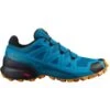Salomon Speedcross 5 M - Crystal Teal/Barrier Reef/Golden Oak -Shoe Style Shop Salomon Speedcross 5 M Crystal Teal Barrier Reef Golden Oak