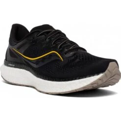Saucony Hurricane 23 M - Black/Vizigold 9 Saucony Hurricane 23 M - Black/Vizigold -Shoe Style Shop Saucony Hurricane 23 M Black Vizigold 2