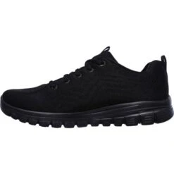 Skechers Graceful Get Connected W - Black -Shoe Style Shop Skechers Graceful Get Connected W Black 3