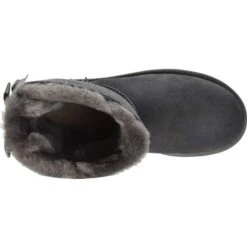 UGG Bailey Bow II - Grey -Shoe Style Shop UGG Bailey Bow II Grey 4