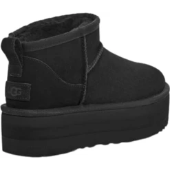 UGG Classic Ultra Mini Platform - Black -Shoe Style Shop UGG Classic Ultra Mini Platform Black 1