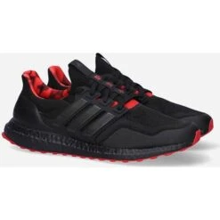 Adidas UltraBoost 5.0 DNA - Core Black/Core Black/Scarlet -Shoe Style Shop adidas UltraBoost 5.0 DNA Core Black Core Black Scarlet 3