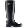 Hunter Women's Original Tall Rain Boots In Black -Shoe Style Shop b b hunter original tall gloss wellington boots black 2 1100x