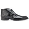 Belvedere "Stefano" Black Genuine All Over Alligator Lace-up Ankle Boots R17. -Shoe Style Shop belvedere stefano black genuine all over alligator lace up ankle boots r17 23524