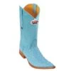 Los Altos Baby Blue Genuine All-Over Ostrich 3X Toe Cowboy Boots 950319 -Shoe Style Shop los altos baby blue genuine all over ostrich 3x toe cowboy boots 950319 8393