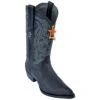 Los Altos Black All-Over Grasso Ostrich Leg J - Toe Cowboy Boots 98G0505 -Shoe Style Shop los altos black all over grasso ostrich leg j toe cowboy boots 98g0505 12543