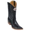 Los Altos Black Genuine All-Over Lizard Teju 3X Toe Cowboy Boots 950705 -Shoe Style Shop los altos black genuine all over lizard teju 3x toe cowboy boots 950705 8424