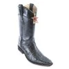 Los Altos Black Genuine Basket Weave Lizard & Eel Square Toe Cowboy Boots 736105 -Shoe Style Shop los altos black genuine basket weave lizard eel square toe cowboy boots 736105 8985