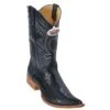 Los Altos Black Genuine Ostrich Leg 3X Toe Cowboy Boots 950505 -Shoe Style Shop los altos black genuine ostrich leg 3x toe cowboy boots 950505 8404