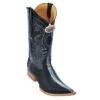 Los Altos Black Genuine Stingray Rowstone Finish 3X Toe Cowboy Boots 956005 -Shoe Style Shop los altos black genuine stingray rowstone finish 3x toe cowboy boots 956005 8337