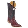 Los Altos Burgundy Genuine All-Over Belly Python 3X Toe Cowboy Boots 955706 -Shoe Style Shop los altos burgundy genuine all over belly python 3x toe cowboy boots 955706 8444