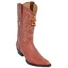Los Altos Cognac All-Over Grasso Ostrich Leg J-Toe Cowboy Boots 98G0503 -Shoe Style Shop los altos cognac all over grasso ostrich leg j toe cowboy boots 98g0503 12544