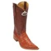 Los Altos Cognac Genuine All-Over Ostrich 3X Toe Cowboy Boots 950303 -Shoe Style Shop los altos cognac genuine all over ostrich 3x toe cowboy boots 950303 8384