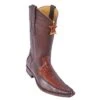 Los Altos Cognac Genuine Ostrich Leg With Deer Square Toe Cowboy Boots 770503 -Shoe Style Shop los altos cognac genuine ostrich leg with deer square toe cowboy boots 770503 8881