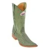 Los Altos Military Green Genuine All-Over Ostrich 3X Toe Cowboy Boots 950348 -Shoe Style Shop los altos military green genuine all over ostrich 3x toe cowboy boots 950348 8391