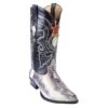 Los Altos Natural Genuine All-Over Ostrich Leg J-Toe Cowboy Boots 990549 -Shoe Style Shop los altos natural genuine all over ostrich leg j toe cowboy boots 990549 8606