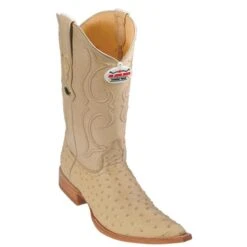 Los Altos Oryx Genuine All-Over Ostrich 3X Toe Cowboy Boots 950311