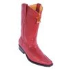 Los Altos Red Genuine Ostrich Leg With Deer Square Toe Cowboy Boots 770512 -Shoe Style Shop los altos red genuine ostrich leg with deer square toe cowboy boots 770512 8892