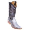 Los Altos Silver Brown Genuine All-Over Ostrich Leg Square Toe Cowboy Boots 710533 -Shoe Style Shop los altos silver brown genuine all over ostrich leg square toe cowboy boots 710533 9066