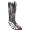 Los Altos White Brown Genuine Stingray Tiger Design J-Toe Cowboy Boots 995573 1 Los Altos White Brown Genuine Stingray Tiger Design J-Toe Cowboy Boots 995573 -Shoe Style Shop los altos white brown genuine stingray tiger design j toe cowboy boots 995573 8497
