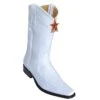 Los Altos White Genuine Lizard / Deer Skin Square Toe Cowboy Boots 770728 -Shoe Style Shop los altos white genuine lizard deer skin square toe cowboy boots 770728 8823