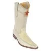 Los Altos Winterwhite Genuine Ostrich Leg With Deer Square Toe Cowboy Boots 770504 -Shoe Style Shop los altos winterwhite genuine ostrich leg with deer square toe cowboy boots 770504 8893