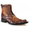 Mauri "Raffaello" 42742 Sport Rust / Brandy Genuine Baby Crocodile Hand Painted / Hornback Crocodile Tail Boots. 1 Mauri "Raffaello" 42742 Sport Rust / Brandy Genuine Baby Crocodile Hand Painted / Hornback Crocodile Tail Boots. -Shoe Style Shop mauri raffaello 42742 sport rust brandy genuine baby crocodile hand painted hornback crocodile tail boots 22358