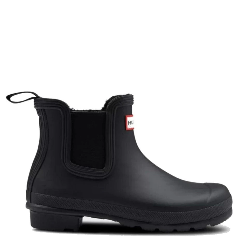 Hunter Women's Original Insulated Chelsea Boots In Black 2 Hunter Women's Original Insulated Chelsea Boots In Black